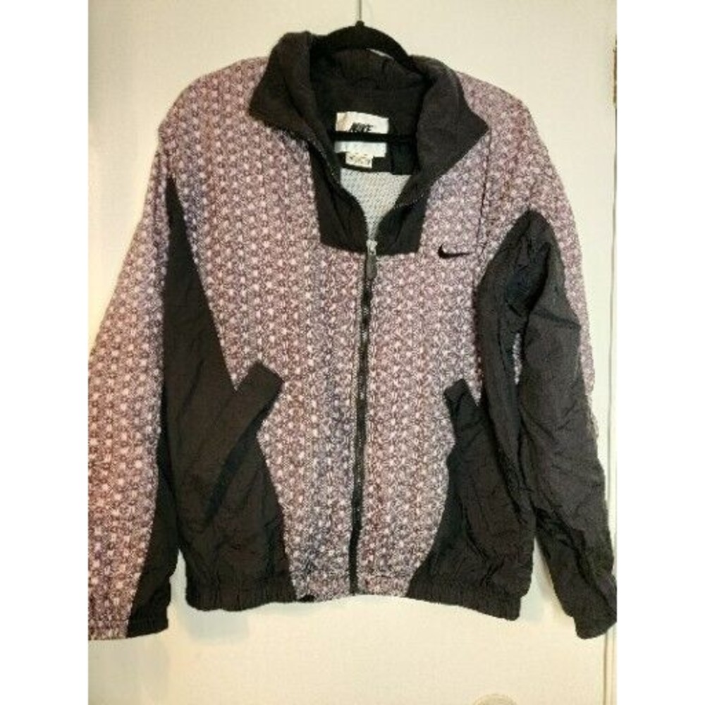 Vintage Nike Windbreaker Jacket Full Zip Colorblock Size Large